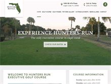 Tablet Screenshot of huntersrungolf.com